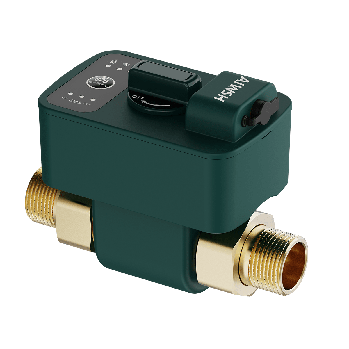 AIWSH AWS - Q20 Smart Leak Protector — Automatic Water Shut - Off Valve with Real - Time Detection for Whole - Home Protection, IP67 Waterproof Smart Home - AIWSH