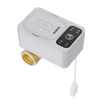 AIWSH AWS - Q30 - A Smart Water Leak Detector & Automatic Shut - Off Valve 1 - inch | Battery Powered, IP67 Rated Smart Home - AIWSH