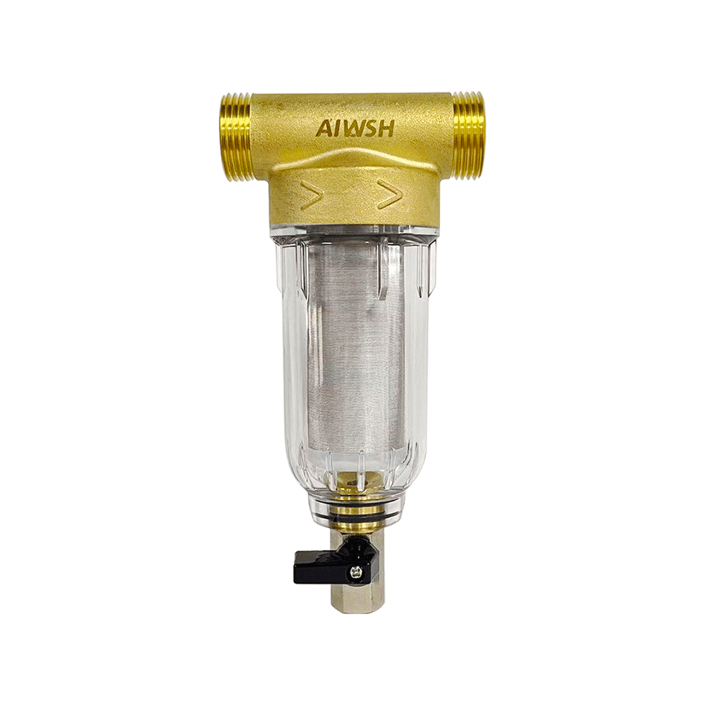 AIWSH AWS - QZ10 40 - Micron Spin - Down Whole House Sediment Filter | Reusable Cartridge | Anti - Burst & Freeze - Resistant Design Filter - AIWSH