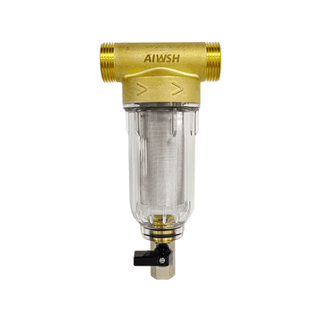 AIWSH AWS - QZ10 40 - Micron Spin - Down Whole House Sediment Filter | Reusable Cartridge | Anti - Burst & Freeze - Resistant Design Filter - AIWSH