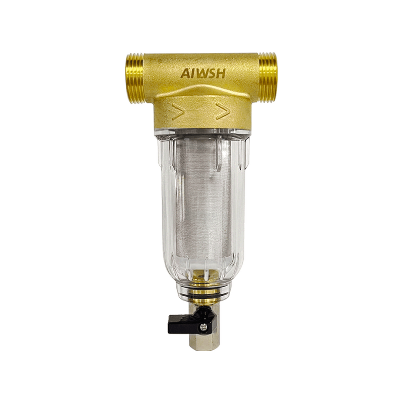 AIWSH AWS - QZ10 40 - Micron Spin - Down Whole House Sediment Filter | Reusable Cartridge | Anti - Burst & Freeze - Resistant Design Filter - AIWSH